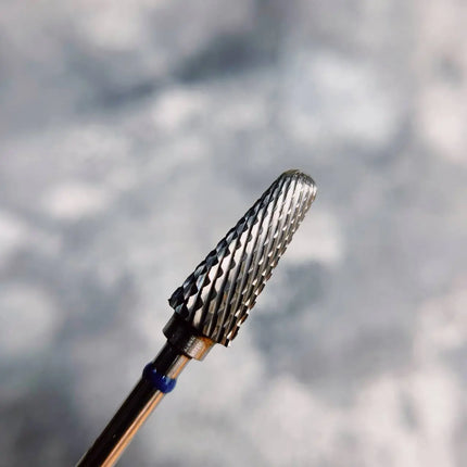 Carbide Nail Drill Bit "Frustum” 6mm Blue L704mK Nisima (for Left-Handers)