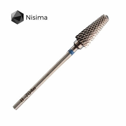 Carbide Nail Drill Bit "Frustum” 6mm Blue H704mK Nisima