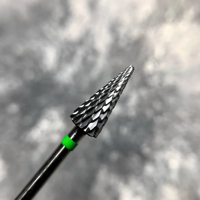 Karbidni nastavak za brusilicu za nokte "Cone" 6mm Green H719cK Nisima