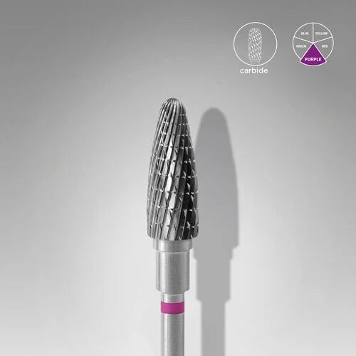 Carbide nail drill bit “Corn” 5*13 Red Staleks - Carbide nail drill bits