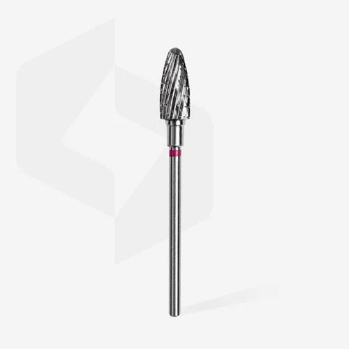 Carbide nail drill bit “Corn” 6*14 Red Staleks - Carbide nail drill bits