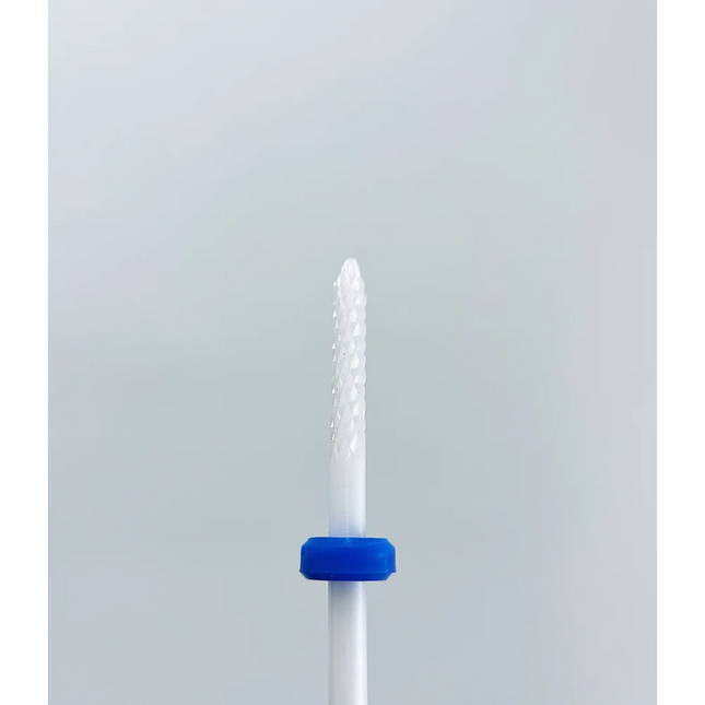Ceramic nail drill bit “Needle” 2.3*14 mm Blue - Ceramic nail drill bits