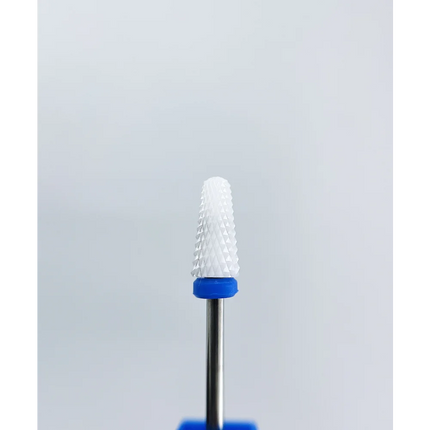Ceramic nail drill bit “Umbrella” 6*14 mm Blue - Ceramic nail drill bits