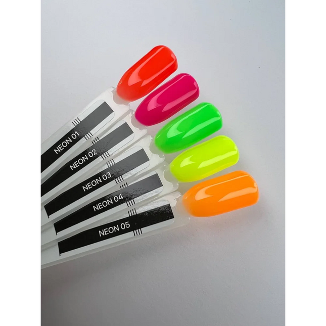 Color Rubber Base Gel Neon №5 7 ml. Kodi Professional - Color Base