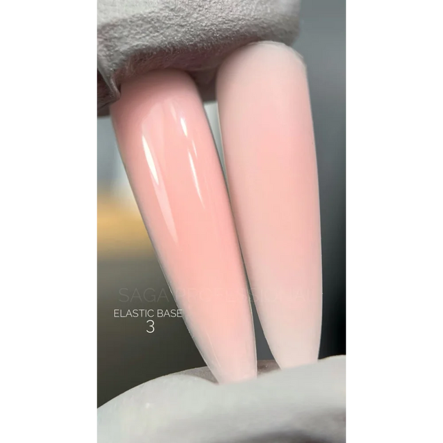 Cover Base Elastic №3 15 ml Saga Professional - Color Base