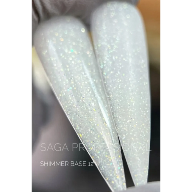 Cover Shimmer Base №12 15 ml Saga Professional - Color Base
