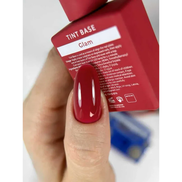 Cover Tint Base Color Glam ’Pinkish red’ 15 ml HEYLOVE - Color Base