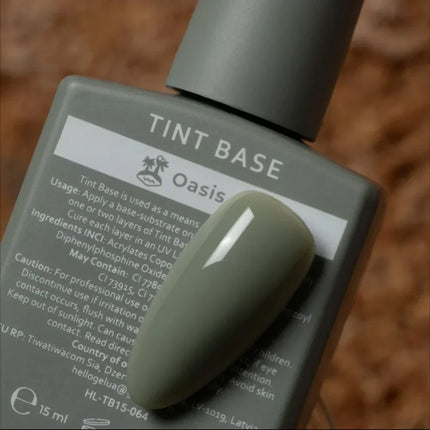 Cover Tint Base Color Oasis ’Green’ 15 ml HEYLOVE - Color Base