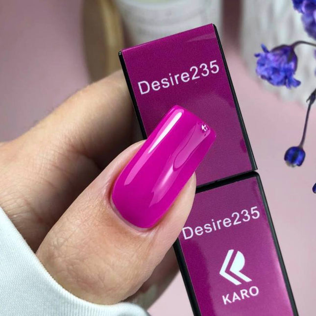 Gel Polish Desire 235 Bright Purple 8ml KARO