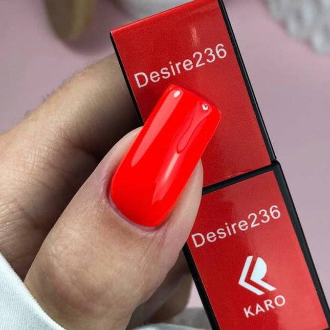 Gel Polish Desire 236 Bright Red 8ml KARO