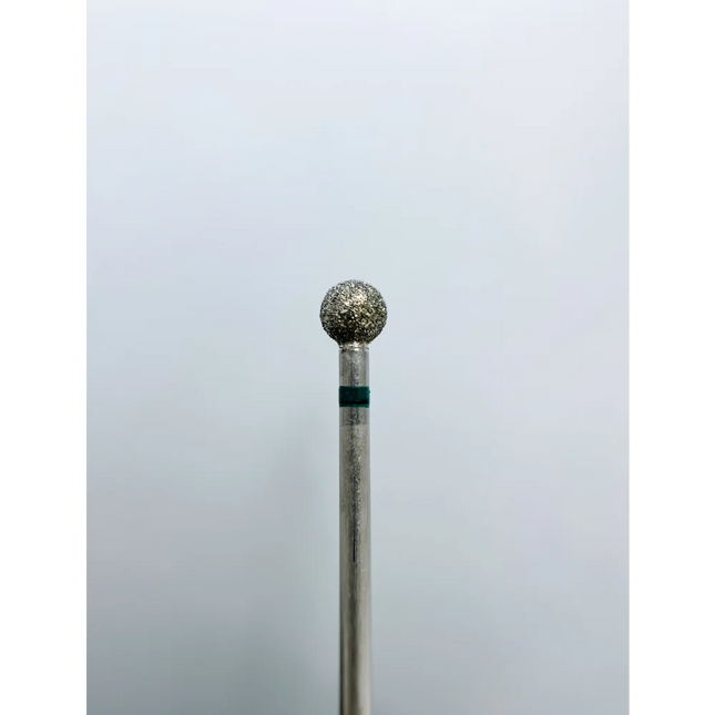 Diamond nail drill bit “Ball” 5.0 mm Green - Diamond nail drill bits