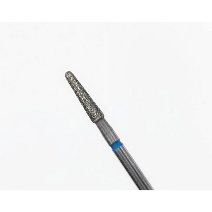 Diamond nail drill bit “Cone” Rounded 2.5*10.0 mm Blue - Diamond nail drill bits