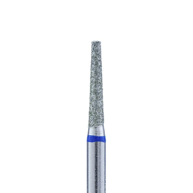 Diamond nail drill bit “Cone” Truncated 1.8*9 mm Blue - Diamond nail drill bits