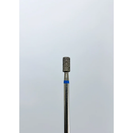 Diamond nail drill bit “Cylinder” 3.0*6.0 mm Blue - Diamond nail drill bits