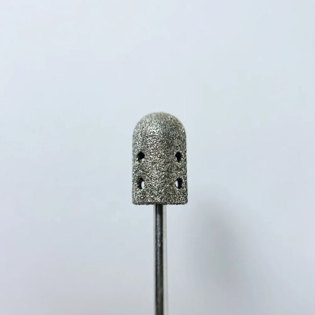 Diamond nail drill bit for pedicure ’Twister’ 10*17.8 mm Blue - Diamond nail drill bits