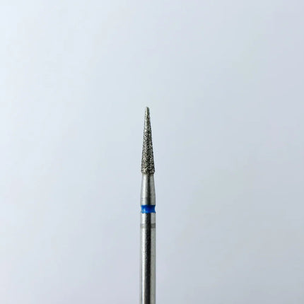 Diamond nail drill bit “Needle” 1.8*12 mm Blue - Diamond nail drill bits