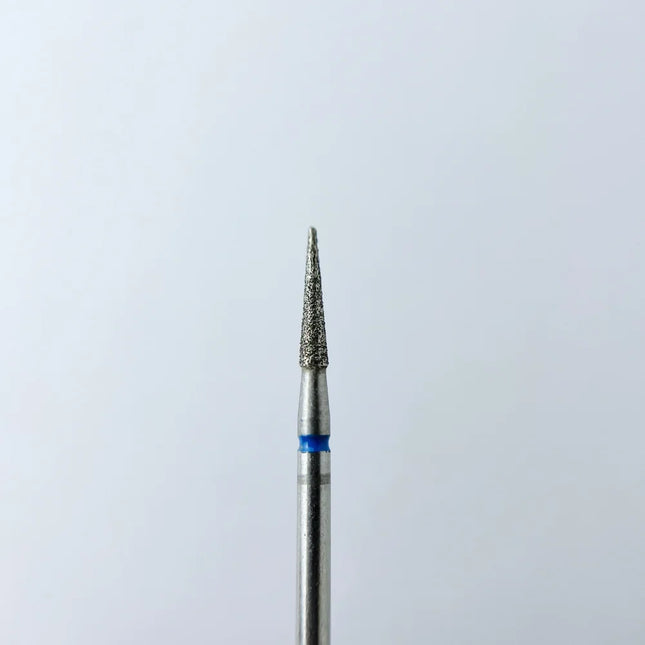 Diamond nail drill bit “Needle” 1.8*12 mm Blue - Diamond nail drill bits