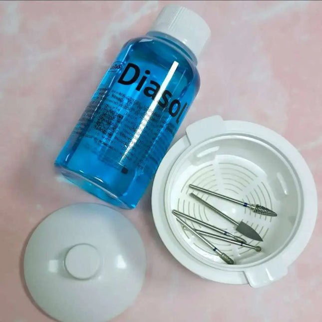 Soluzione detergente Diasol per punte da unghie e trapani dentali in diamante 125g