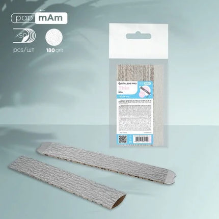 Disposable files for straight base papmAm Smart 22 180 grit (50 pcs) Staleks Pro - Disposable nail file