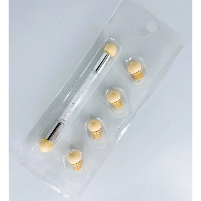 Dual-Head Nail Art Sponge Puff Pen (Ombre Colour Shading Tool) - Nail Art Brushes
