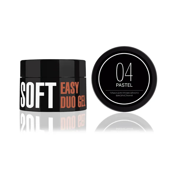 Easy Duo Gel Soft Pastel №4 20 g. Kodi Professional - Polygel