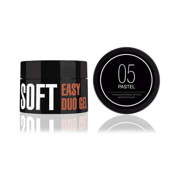 Easy Duo Gel Soft Pastel №5 20 g. Kodi Professional - Polygel