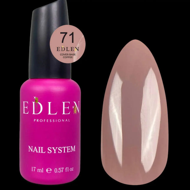 Edlen Cover Basislaag Koffie №71 Koele Mocha 17ml