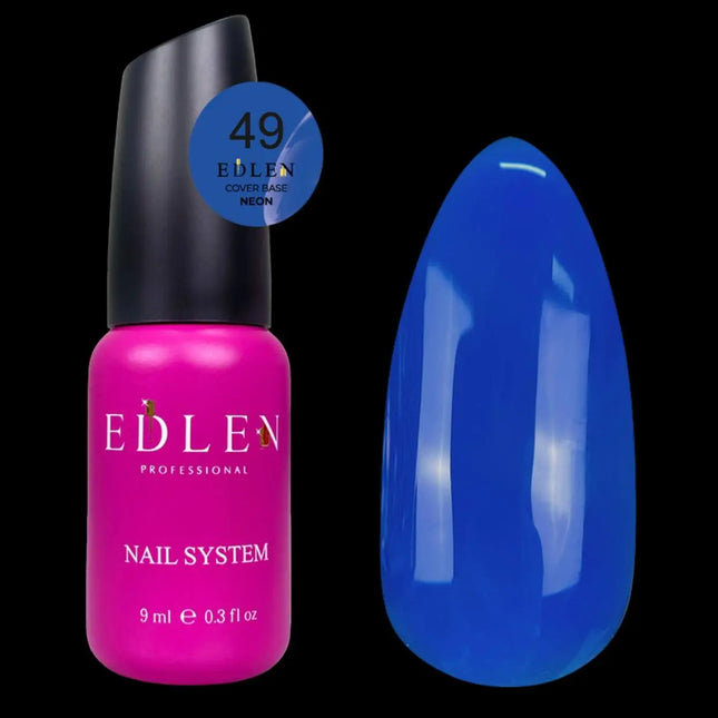 Edlen Couche de base Néon n°49 Bleu 9ml