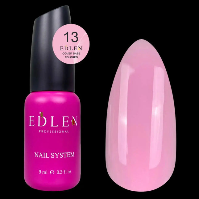 Couche de base Edlen Cover colorée n°13 Flamingo Pink 9ml