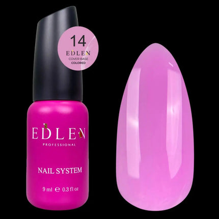 Capa de base Edlen Cover Base Colored Nº14 Rosa 9ml