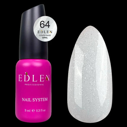 Edlen Osnovni premazi Opal №64 Cold Milk s srebrnim sijajem 9ml