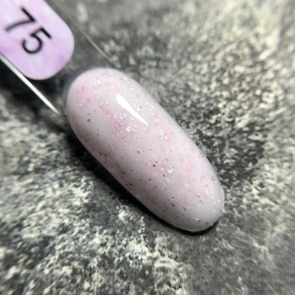 Edlen Κάλυμμα Base Potal №75 Γάλα με μωβ ασημένιο φύλλο 9ml