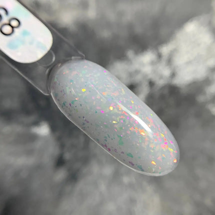 Edlen Camada base Shimmer nº 68 Milk com folha rosa dourada 9ml