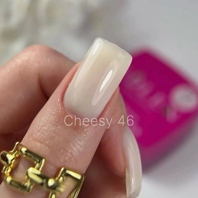 Гель для нарощування Edlen Builder Gel №46 "Cheesy" Кремовий 15 мл