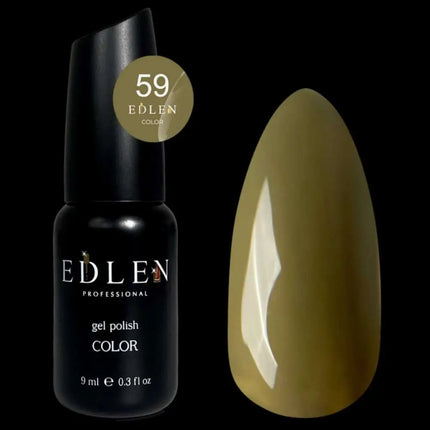 Edlen Gel Polish Color №59 Olive Green 9ml