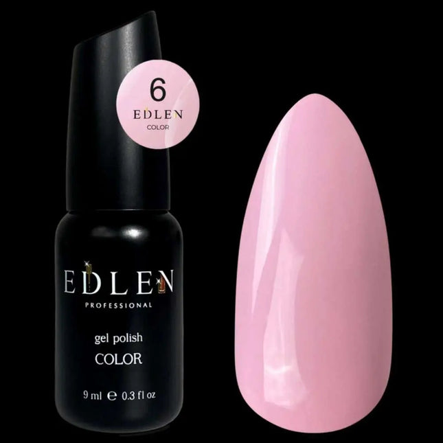 Gélový lak na nechty Edlen, odtieň č. 06 zaprášená ružová, 9 ml