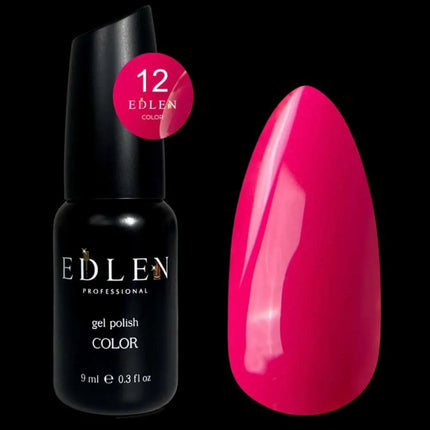 Smalto gel Edlen Colore n. 12 Magenta scuro 9ml