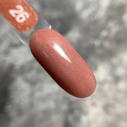 Edlen Gel Polish Color №26 Uluru Sunset with Gold Shimmer 9 ml