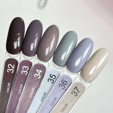 Edler Gel-Nagellack Farbton Nr. 37 Hellbeige 9 ml