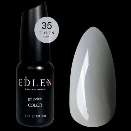 Ημιμόνιμο βερνίκι νυχιών Edlen, χρώμα №35 Γκρι, 9ml