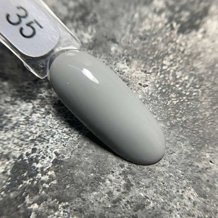 Ημιμόνιμο βερνίκι νυχιών Edlen, χρώμα №35 Γκρι, 9ml