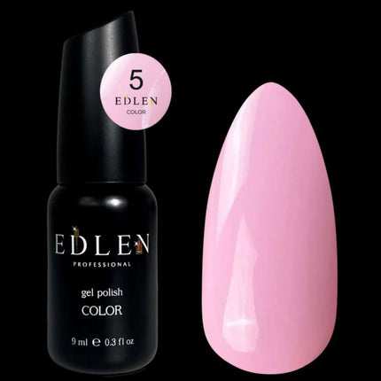Edlen gélový lak na nechty Milky ružový odtieň č. 05, 9 ml