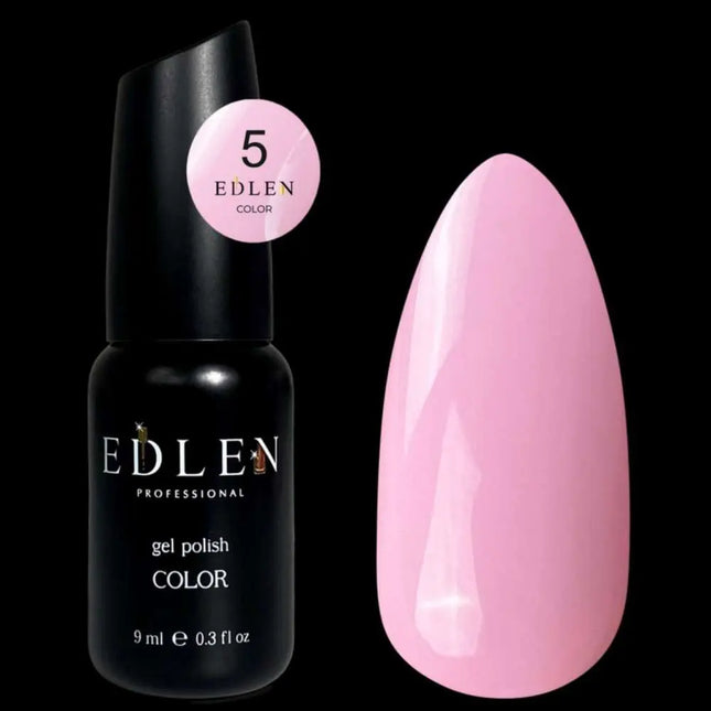 Edlen gélový lak na nechty Milky ružový odtieň č. 05, 9 ml