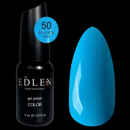 Smalto gel Edlen, colore n. 50, Blu intenso, 9ml
