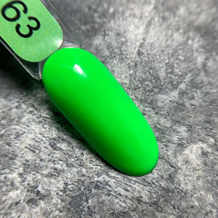 Gélový lak Edlen, farba č. 63 neónovo zelená, 9 ml