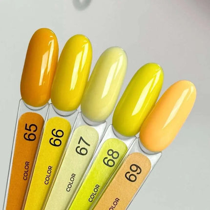 Esmalte en gel Edlen, color n.º 66 Amarillo yema de huevo, 9ml