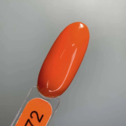 Edlen gel lak za nohte v barvi št. 72 Pumpkin Orange, 9 ml
