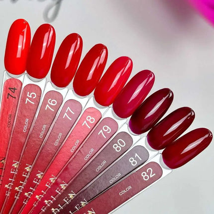 Smalto gel colorato Edlen n. 76 Classic Rosso 9ml