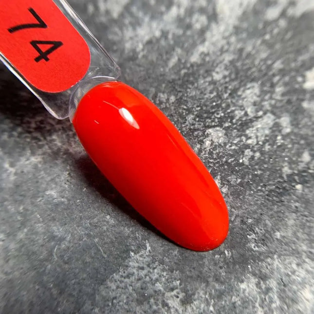 Color de esmalte en gel Edlen n.º 74 Escarlata brillante 9ml