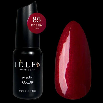 Edlen Gel Polish Color №85 Ripe Cherry Metallic 9ml